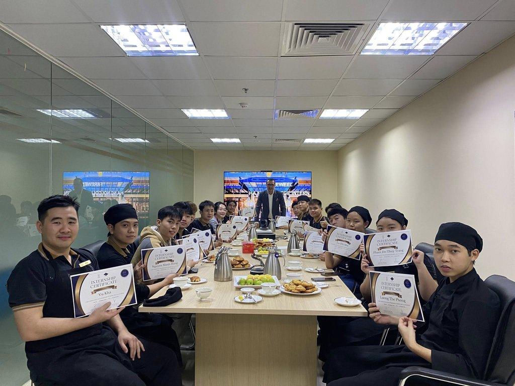 Hình ảnh bằng chứng nhận thực tập