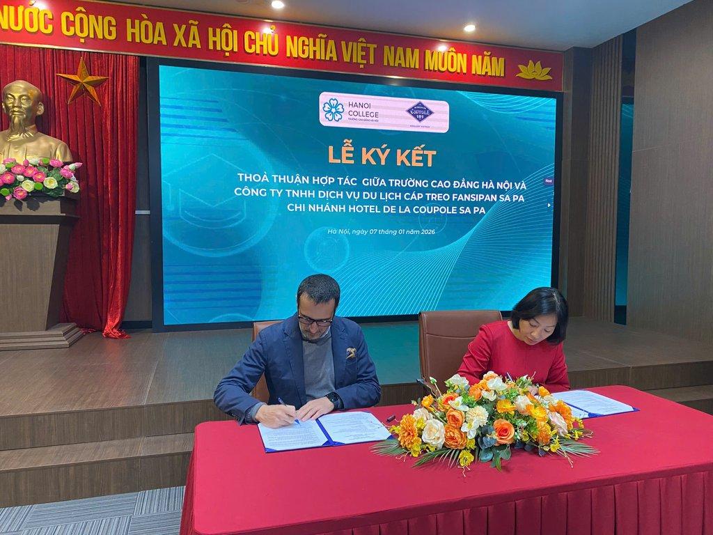 Icon for Hợp tác giữa Hotel de la Coupole và Trường Cao đẳng Hà Nội.